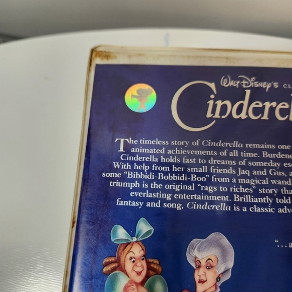 Disney Black Diamond Classics Cinderella VHS Tape - Picture 5 of 10